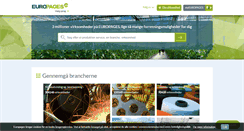 Desktop Screenshot of europages.dk