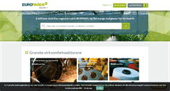 Desktop Screenshot of europages.no