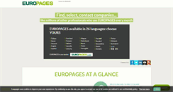 Desktop Screenshot of europages.com