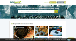Desktop Screenshot of europages.co.uk