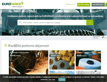 Tablet Screenshot of europages.si